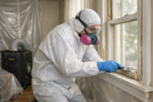 Professional Lead Paint Abatement During Home Renovation