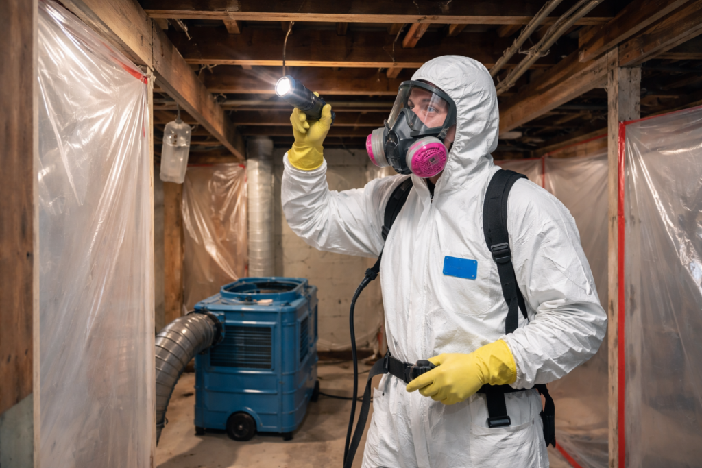Hazardous Material Removal in Older Home