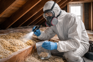 Hazardous Material Testing in Residential Attic