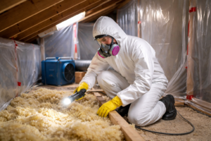 Hazardous Material Remediation Technician at Work