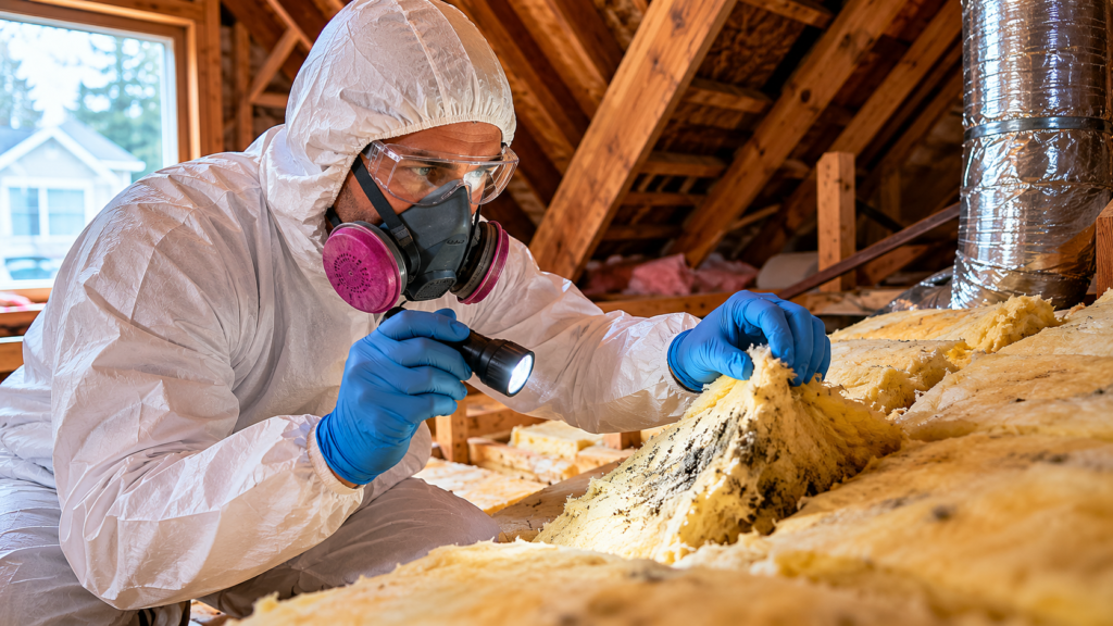 Hazardous Material Inspection in Older Home