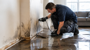 Post-Flood Mold Remediation in Calgary Home
