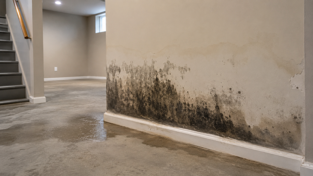 Calgary Basement Moisture and Mold Growth